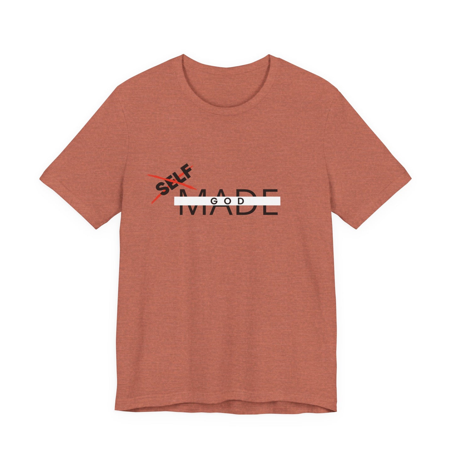Self-Made Unisex Jersey Tee, Casual Wear, Gift for Entrepreneurs, Motivational T-Shirt, Everyday Essential