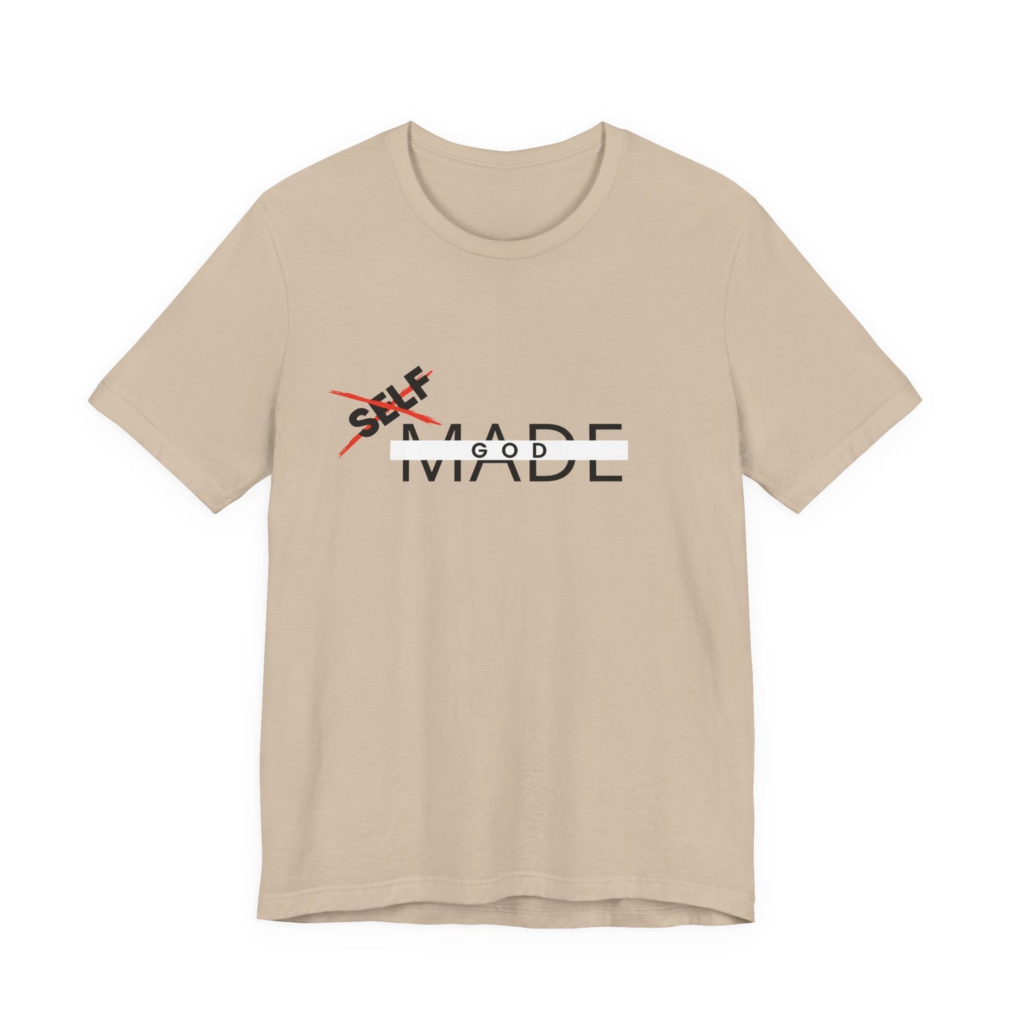 Self-Made Unisex Jersey Tee, Casual Wear, Gift for Entrepreneurs, Motivational T-Shirt, Everyday Essential