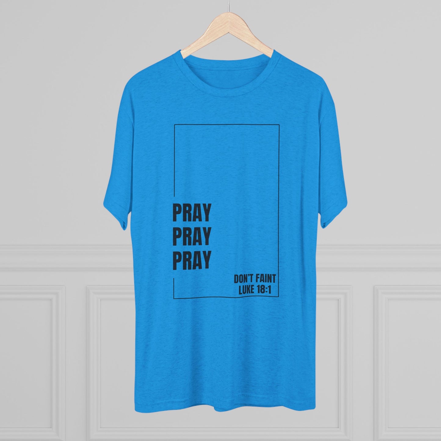 Unisex Inspirational Prayer Tee - Pray Don't Faint, Faith Shirt, Christian Apparel, Gift for Believers, Everyday Comfort
