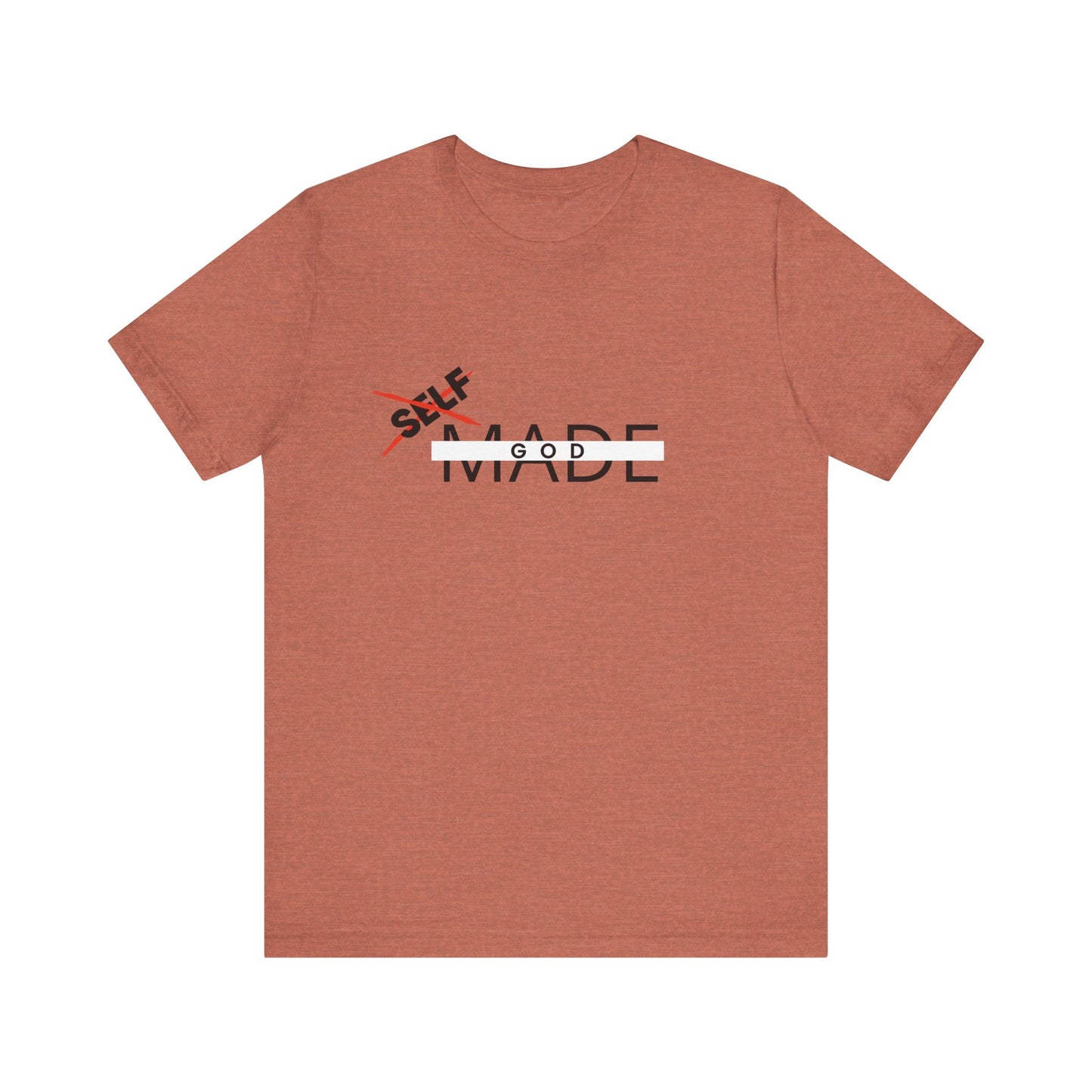 Self-Made Unisex Jersey Tee, Casual Wear, Gift for Entrepreneurs, Motivational T-Shirt, Everyday Essential